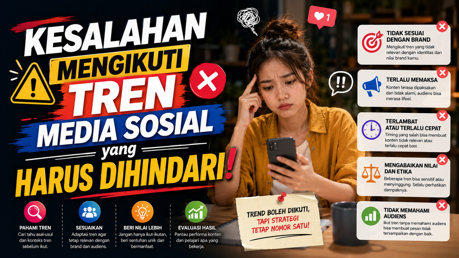 Kesalahan Mengikuti Tren Media Sosial yang Harus Dihindari