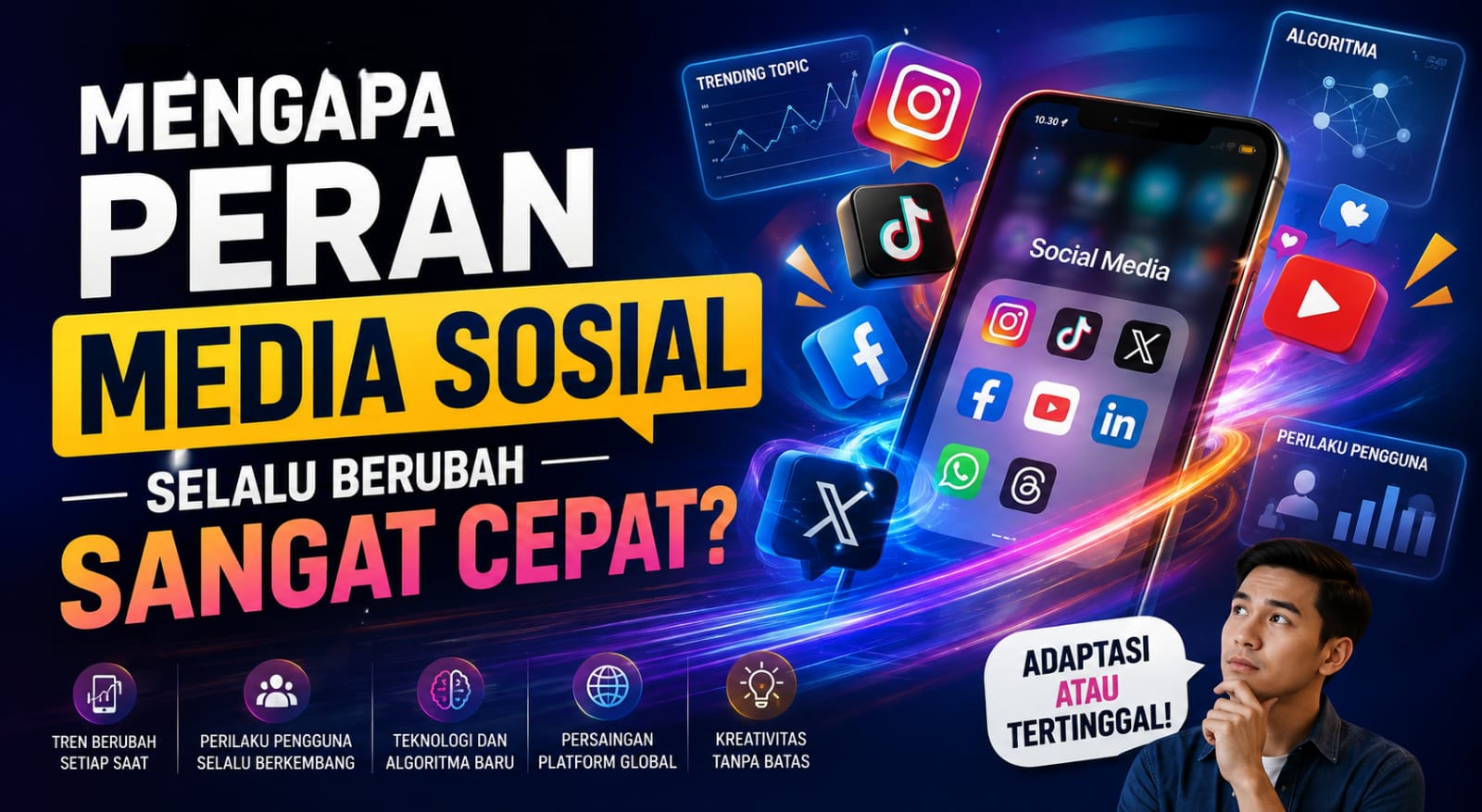 Mengapa Tren Media Sosial Selalu Berubah Sangat Cepat?