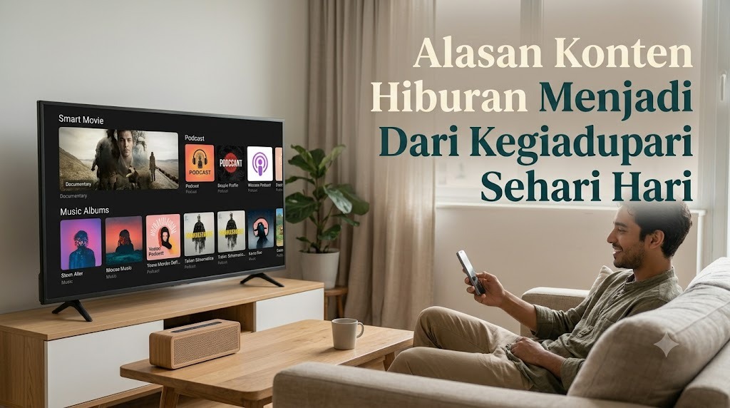Alasan Konten Hiburan Menjadi Bagian Dari Kehidupan Sehari Hari