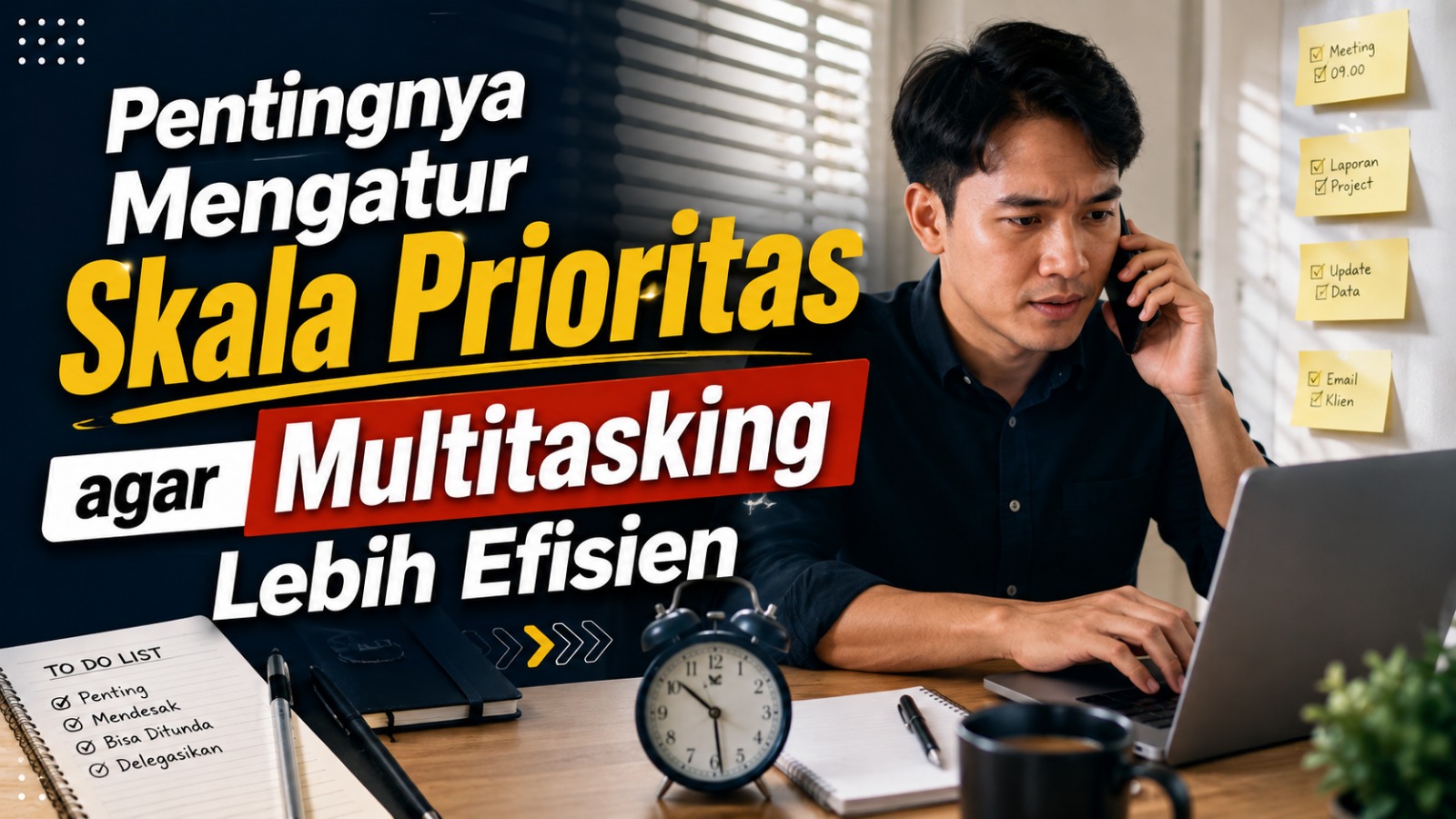 Pentingnya Mengatur Skala Prioritas agar Multitasking Lebih Efisien
