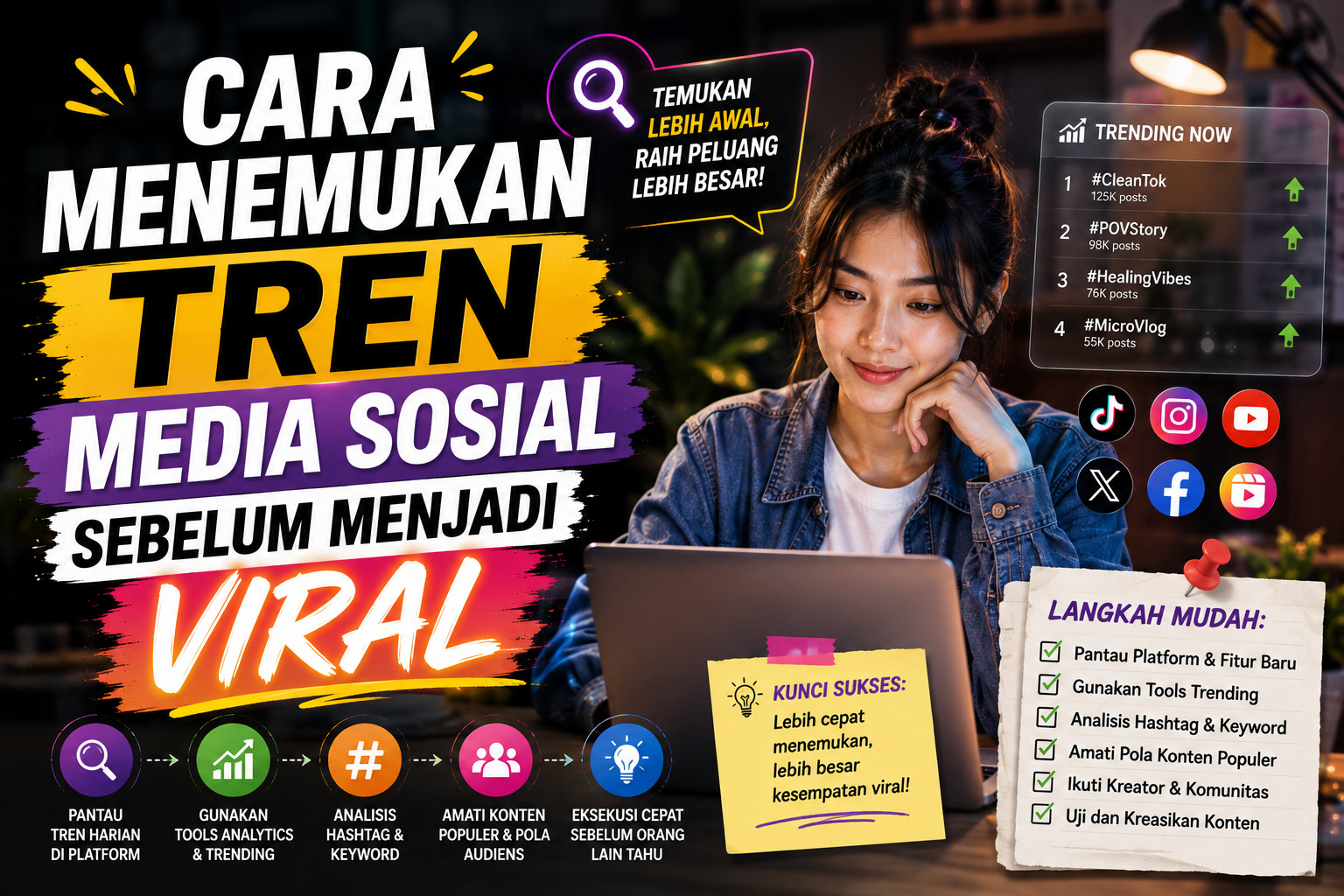 Cara Menemukan Tren Media Sosial Sebelum Menjadi Viral