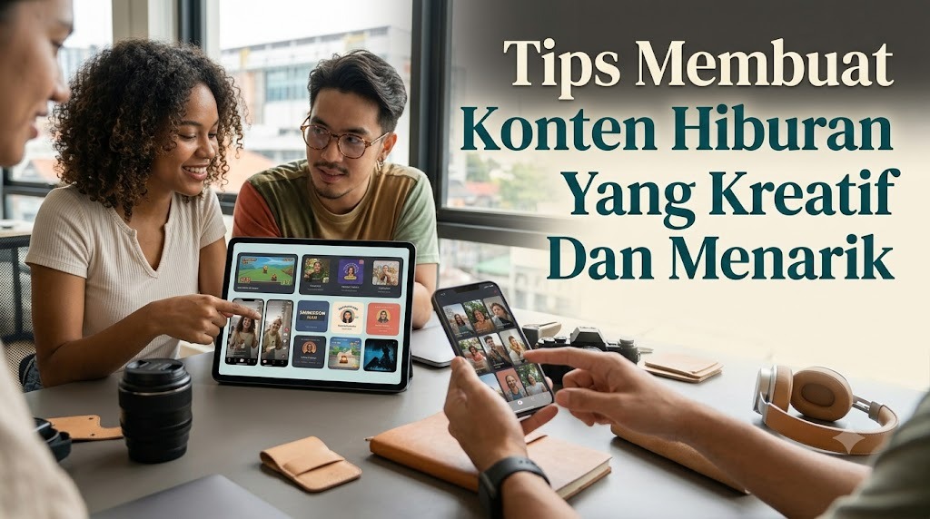 Tips Membuat Konten Hiburan Yang Kreatif Dan Menarik