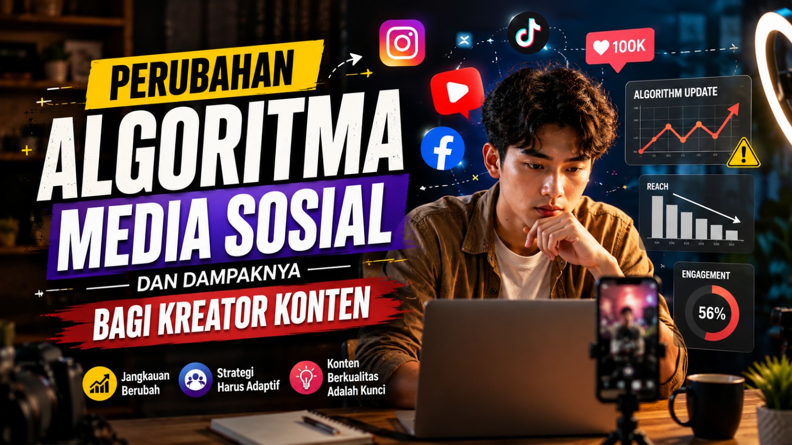 Perubahan Algoritma Media Sosial dan Dampaknya bagi Kreator Konten