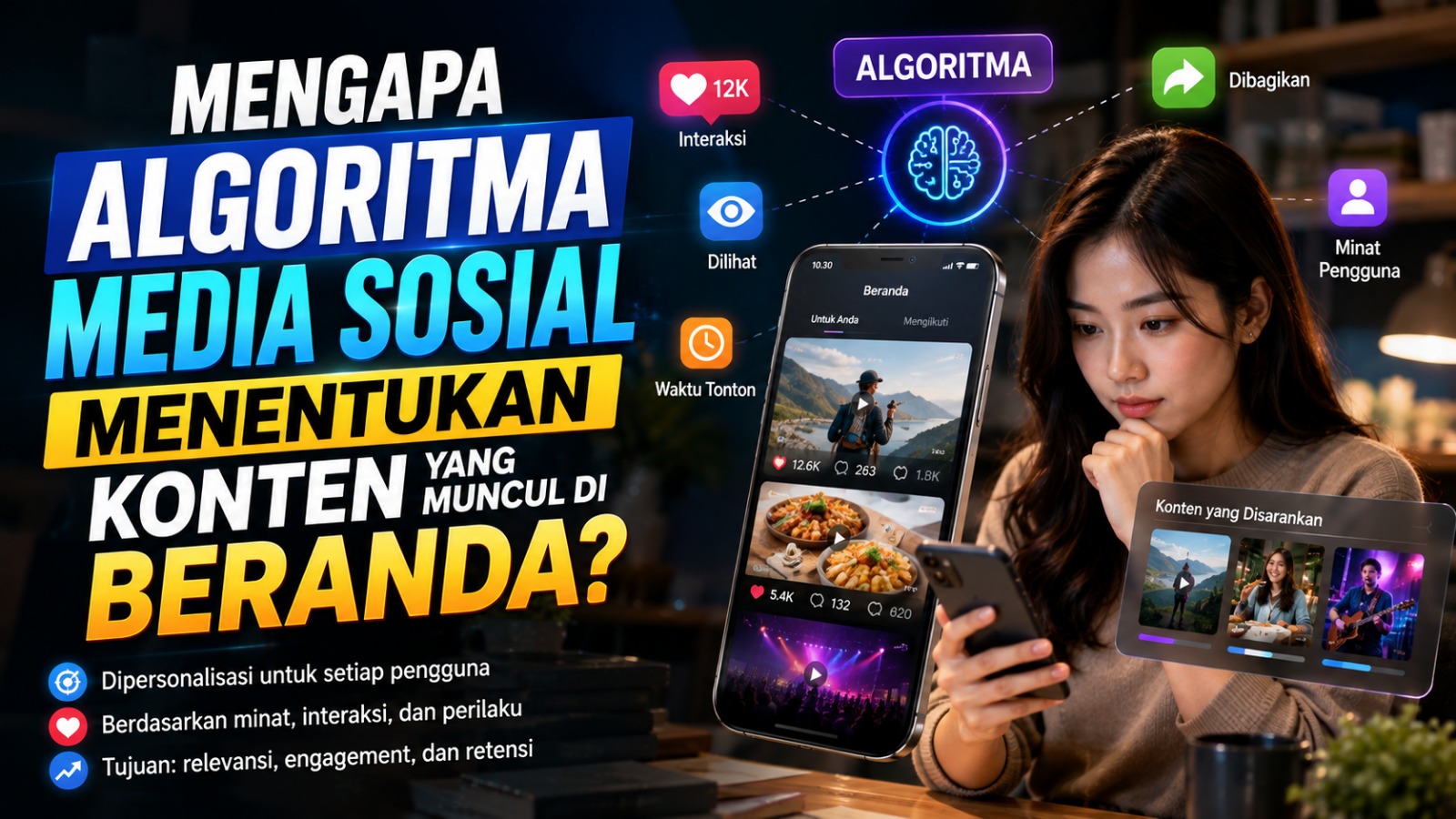 Mengapa Algoritma Media Sosial Menentukan Konten yang Muncul di Beranda?
