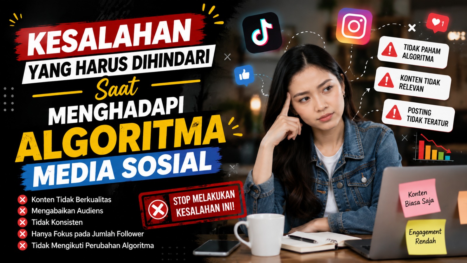 Kesalahan yang Harus Dihindari Saat Menghadapi Algoritma Media Sosial