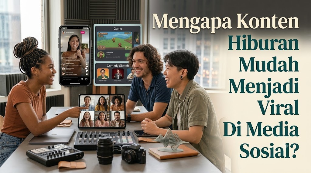 Mengapa Konten Hiburan Mudah Menjadi Viral Di Media Sosial?