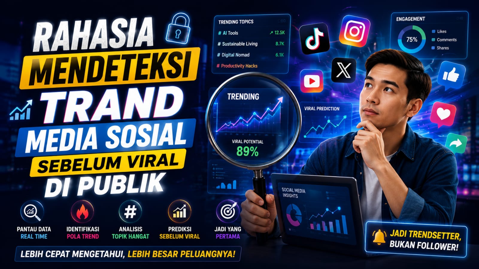Rahasia Mendeteksi Tren Media Sosial Sebelum Viral Di Publik
