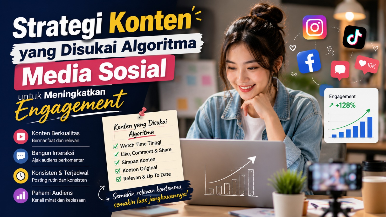 Strategi Konten yang Disukai Algoritma Media Sosial untuk Meningkatkan Engagement