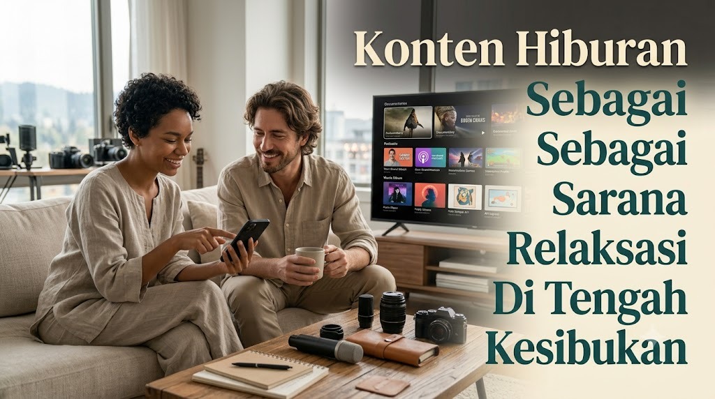 Konten Hiburan Sebagai Sarana Relaksasi Di Tengah Kesibukan