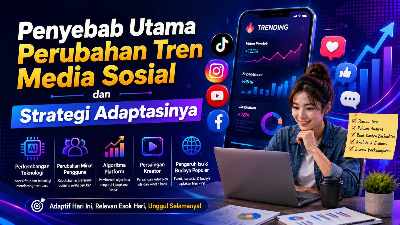 Penyebab Utama Perubahan Tren Media Sosial dan Strategi Adaptasinya