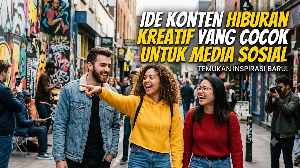 Ide Konten Hiburan Kreatif Yang Cocok Untuk Media Sosial