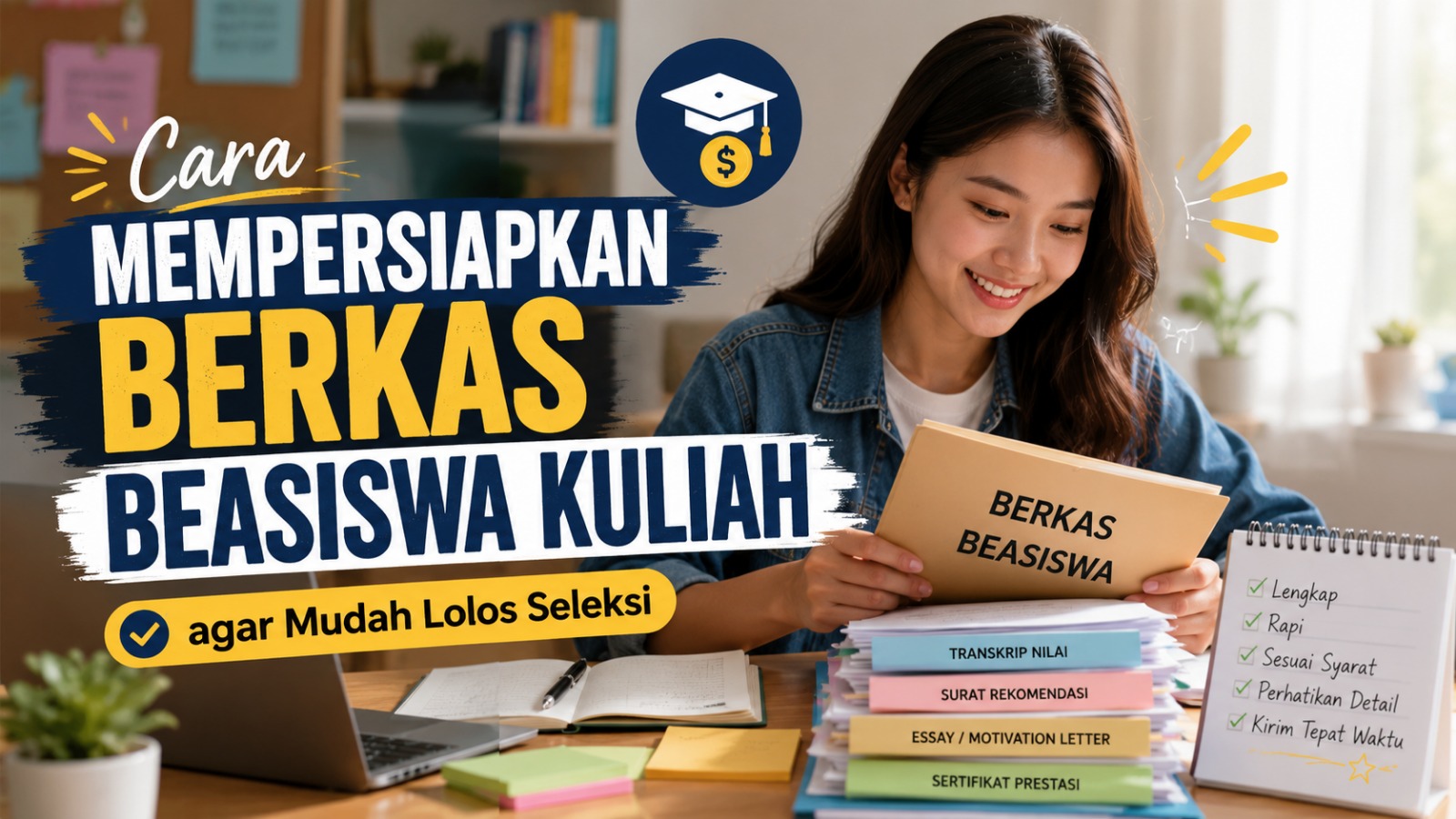 Cara Mempersiapkan Berkas Beasiswa Kuliah agar Mudah Lolos Seleksi