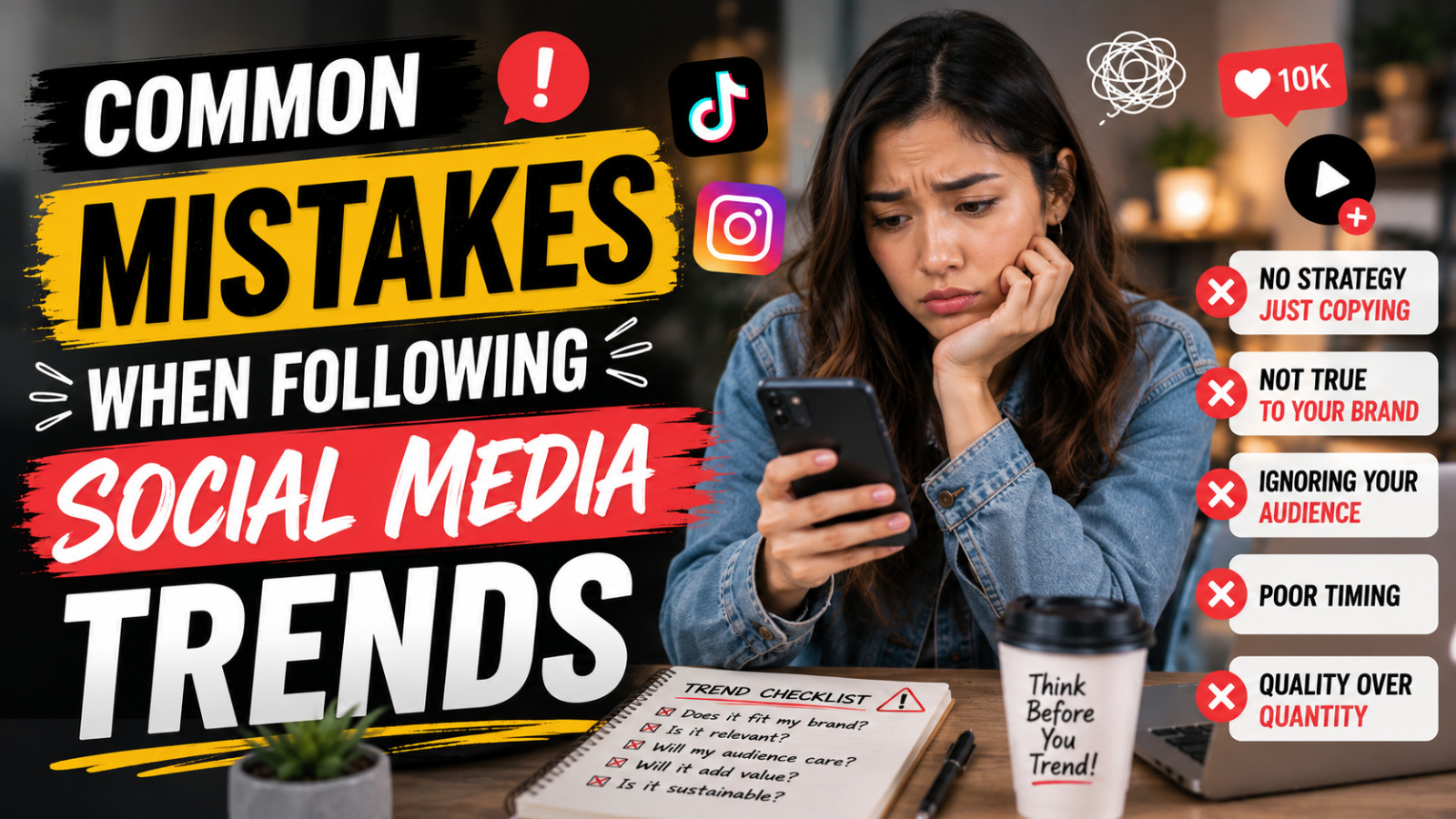 Common Mistakes When Following Social Media Trends