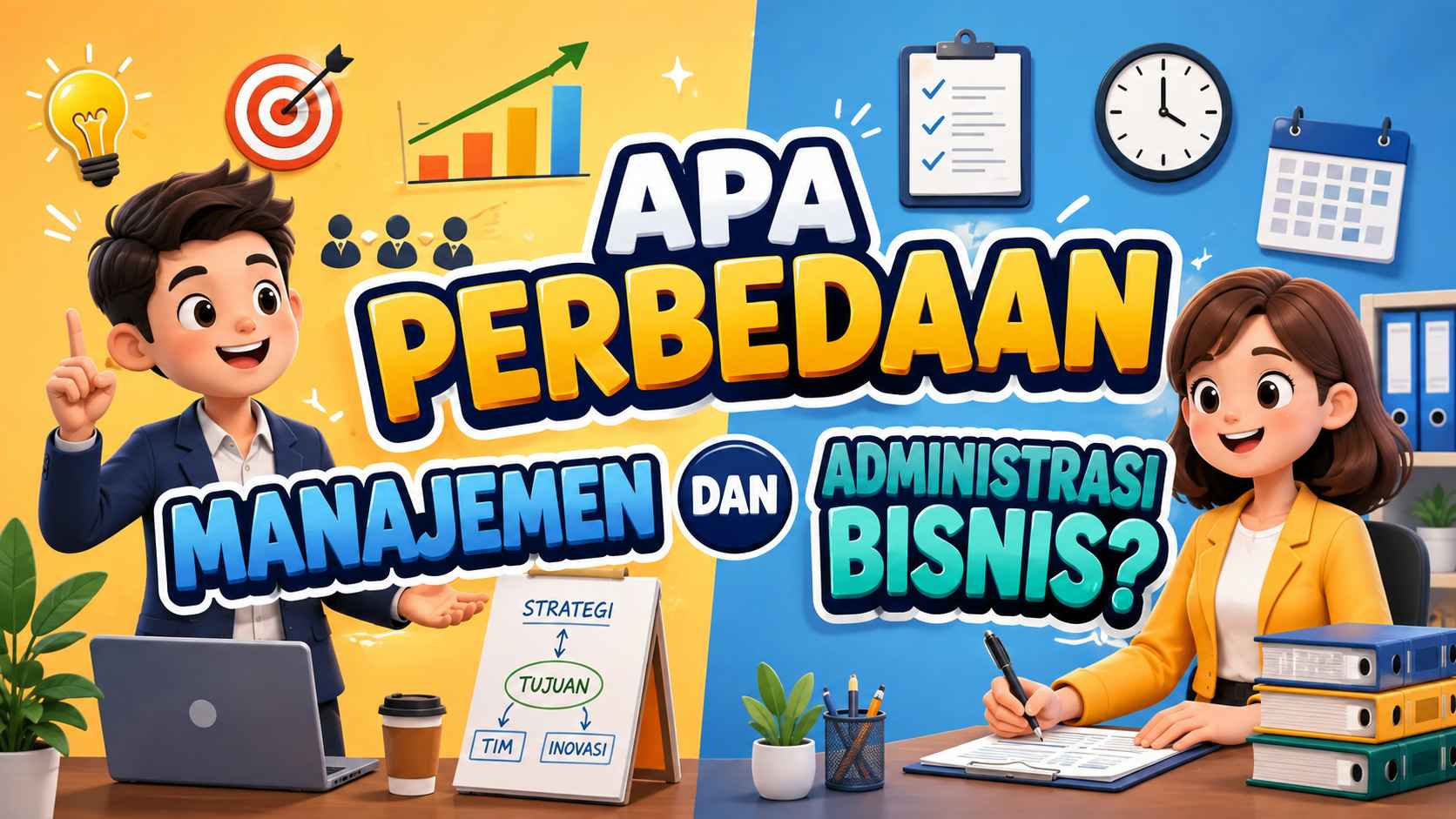 Apa Perbedaan Manajemen dan Administrasi Bisnis?