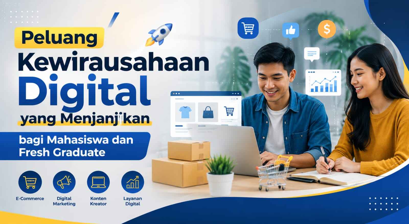 Peluang Kewirausahaan Digital yang Menjanjikan bagi Mahasiswa dan Fresh Graduate