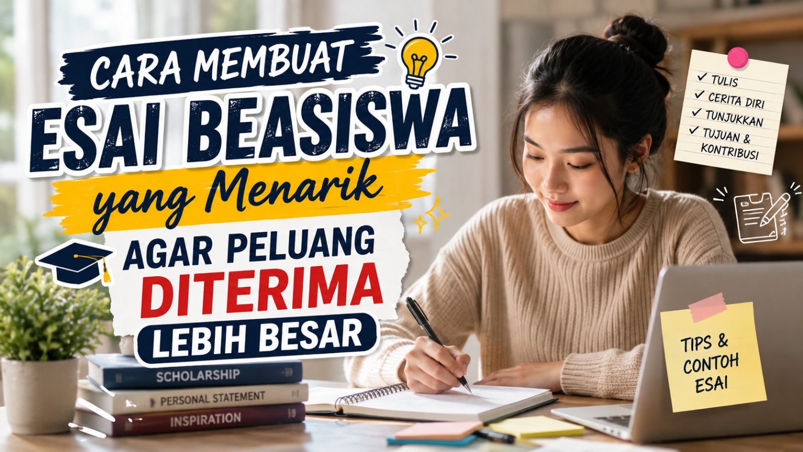 Cara Membuat Esai Beasiswa yang Menarik agar Peluang Diterima Lebih Besar