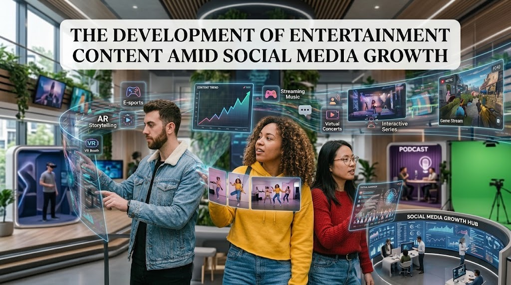The Development Of Entertainment Content Amid Social Media Growth