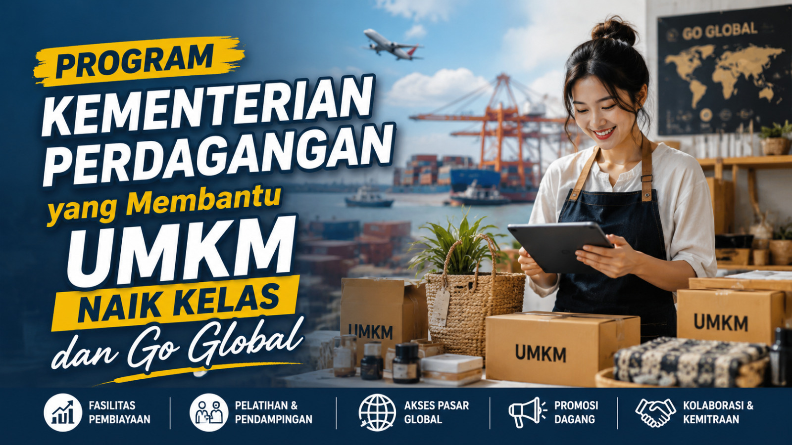 Program Kementerian Perdagangan yang Membantu UMKM Naik Kelas dan Go Global