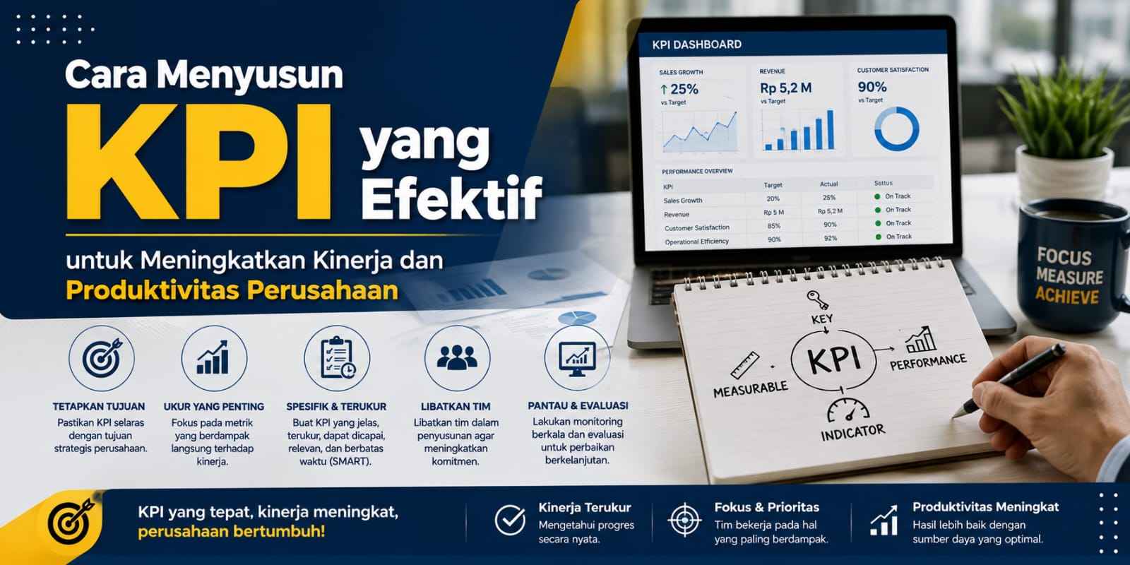Cara Menyusun KPI yang Efektif untuk Meningkatkan Kinerja dan Produktivitas Perusahaan