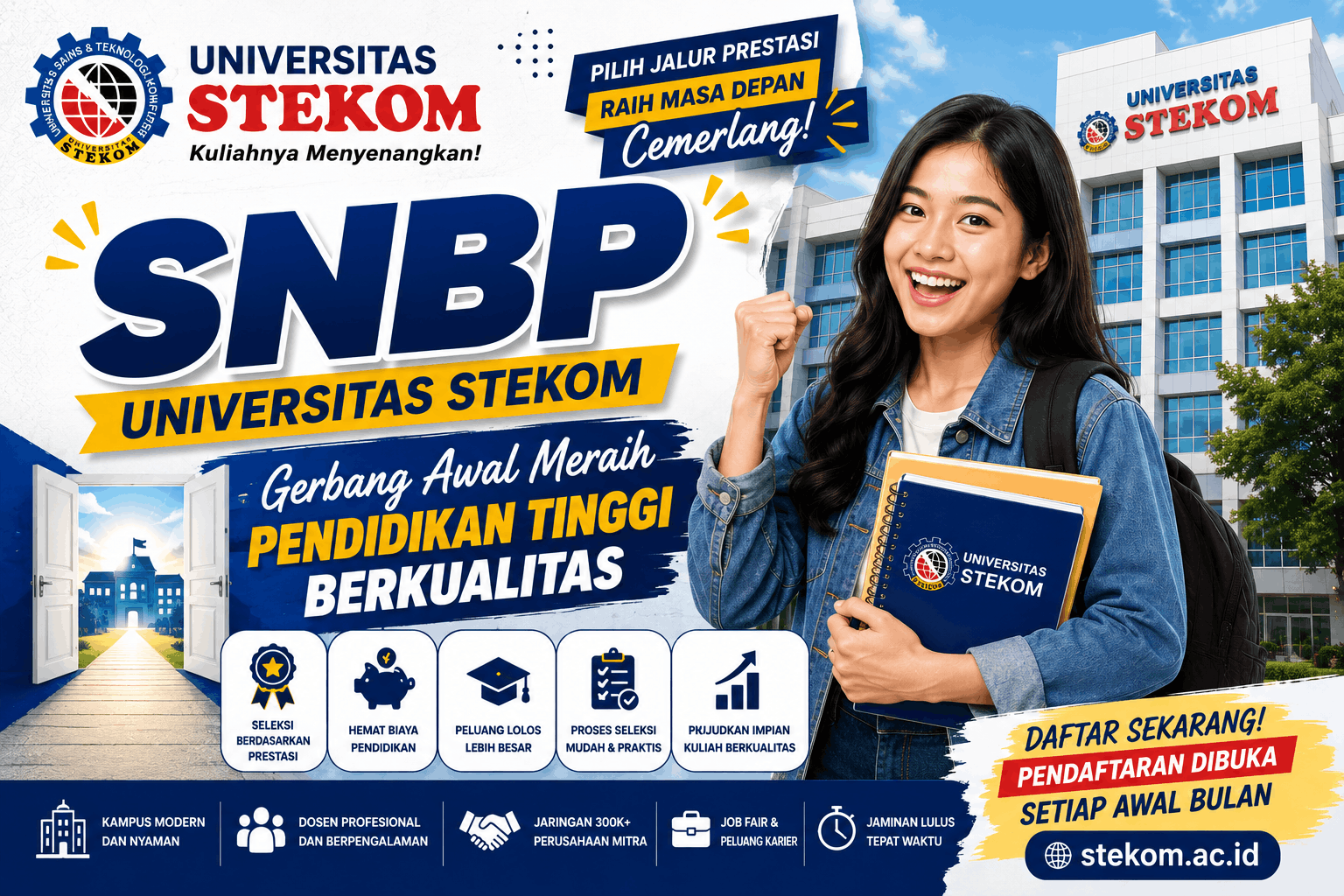 SNBP Universitas STEKOM Gerbang Awal Meraih Pendidikan Tinggi Berkualitas