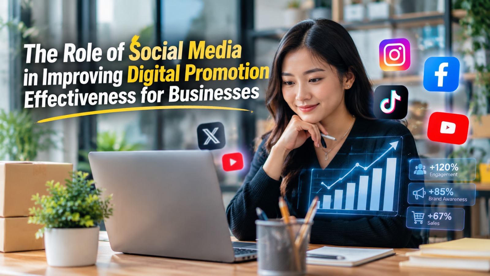 The Role of Social Media in Improving Digital Promotion Effectiveness for Businesses