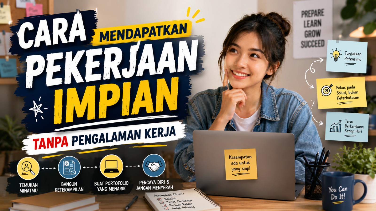 Cara Mendapatkan Pekerjaan Impian Tanpa Pengalaman Kerja
