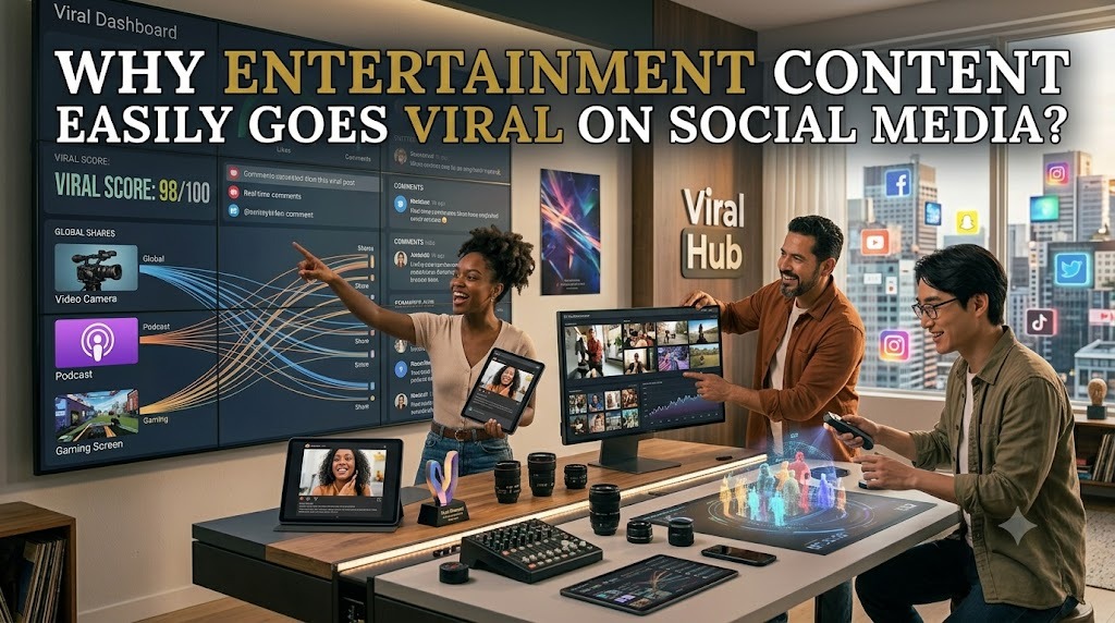 Why Entertainment Content Easily Goes Viral On Social Media?
