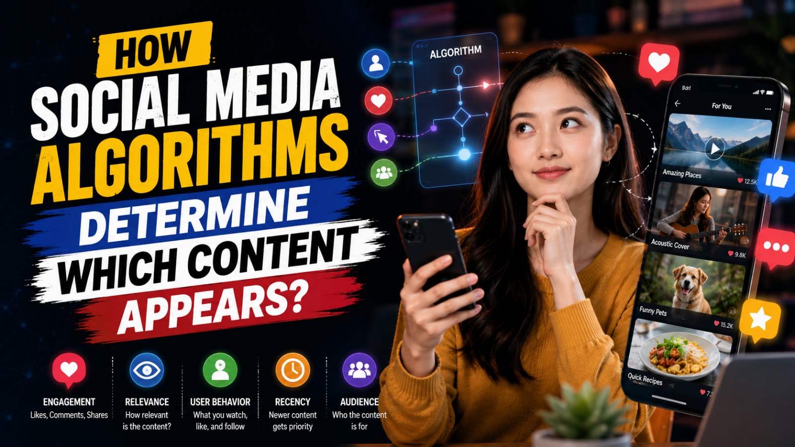 How Social Media Algorithms Determine Which Content Appears?