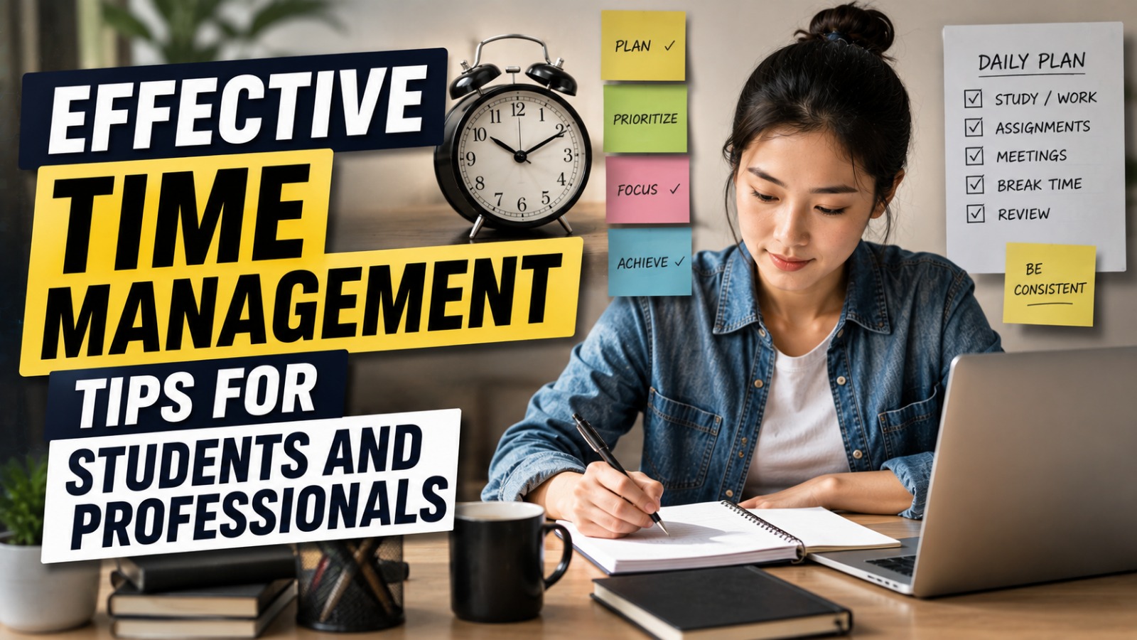 Effective Time Management Tips for Students and Professionals