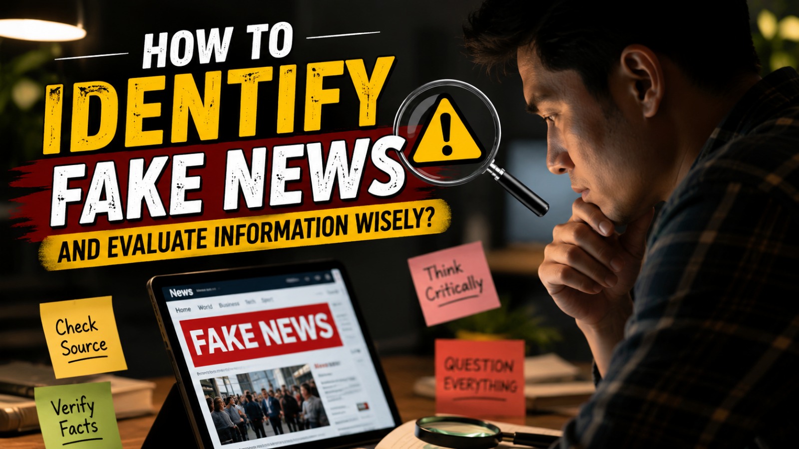How to Identify Fake News and Evaluate Information Wisely?