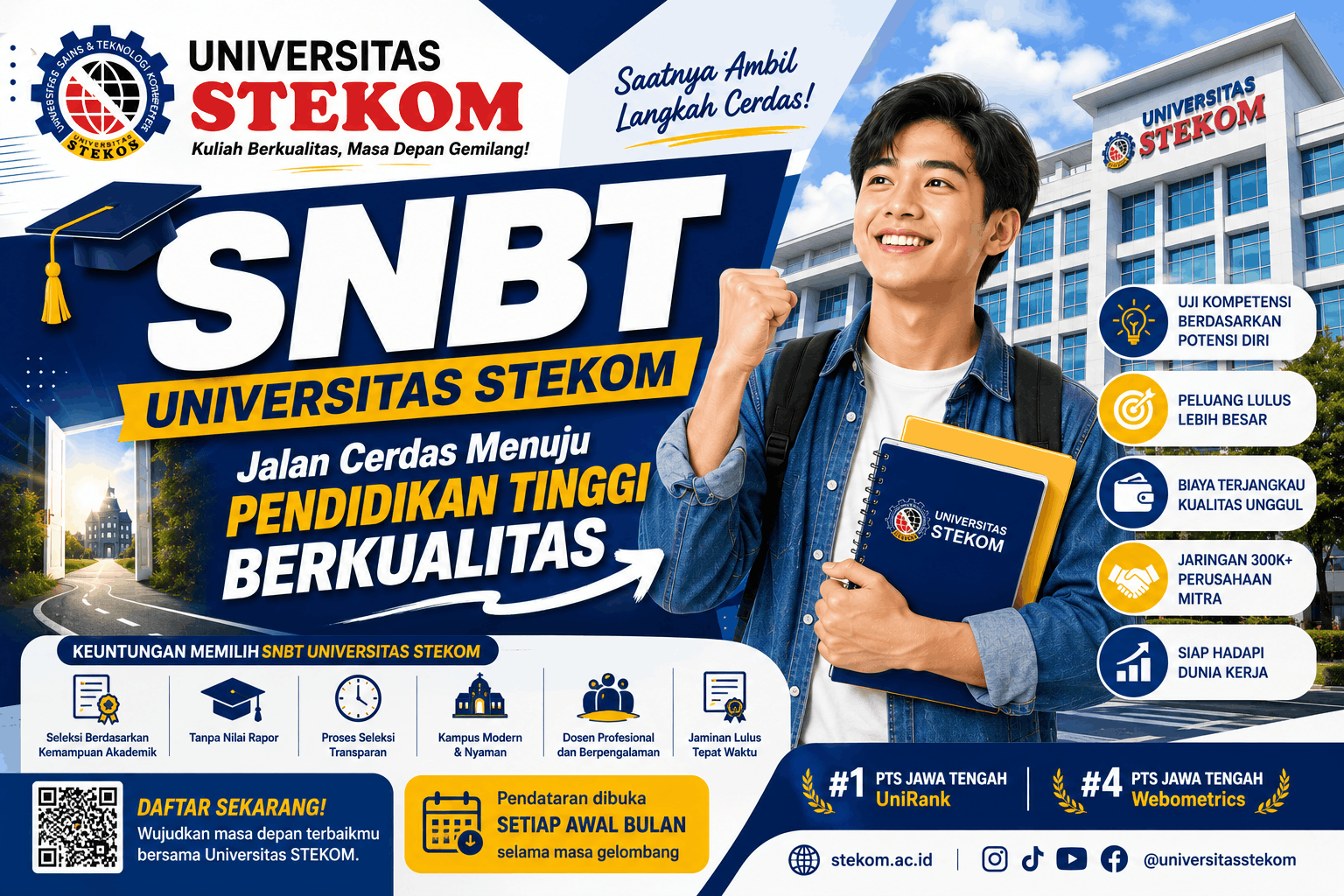 SNBT Universitas STEKOM Jalan Cerdas Menuju Pendidikan Tinggi Berkualitas