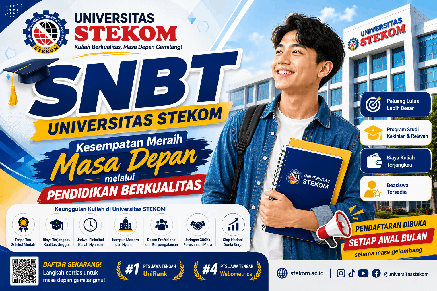SNBT Universitas STEKOM Kesempatan Meraih Masa Depan melalui Pendidikan Berkualitas