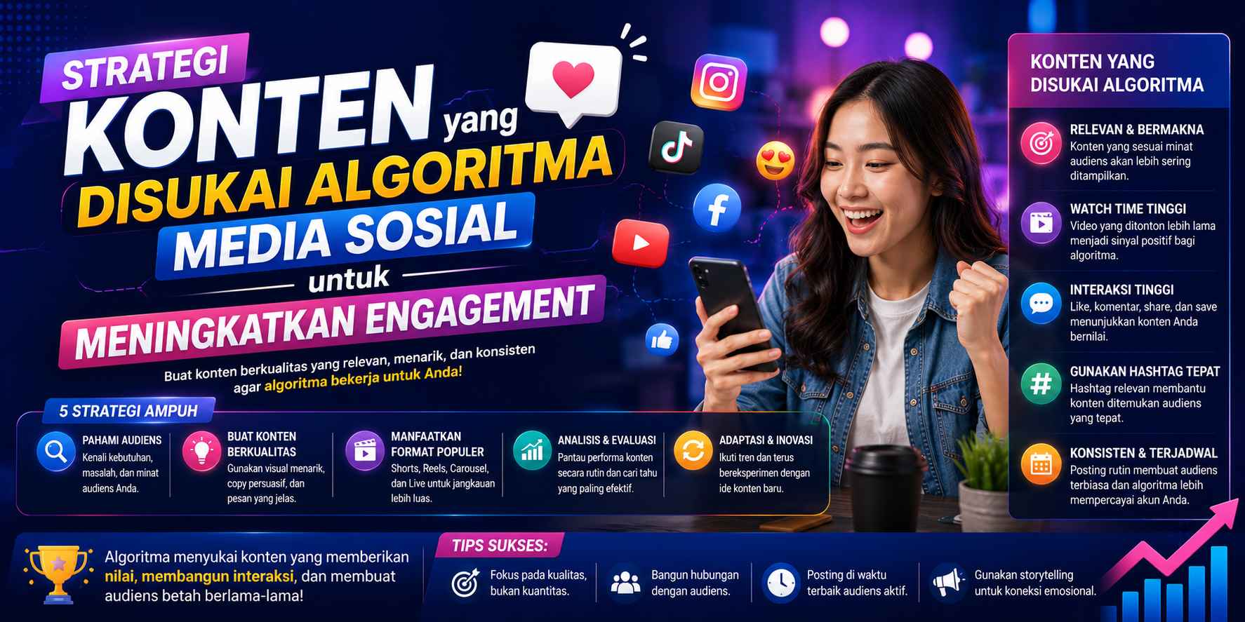Strategi Konten Media Sosial untuk Meningkatkan Engagement Secara Efektif