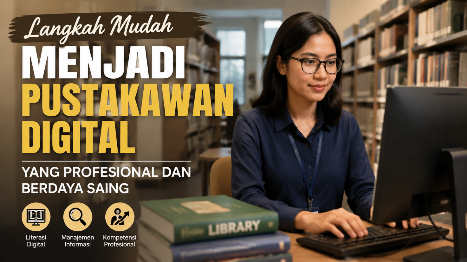 Langkah Mudah Menjadi Pustakawan Digital Yang Profesional Dan Berdaya Saing