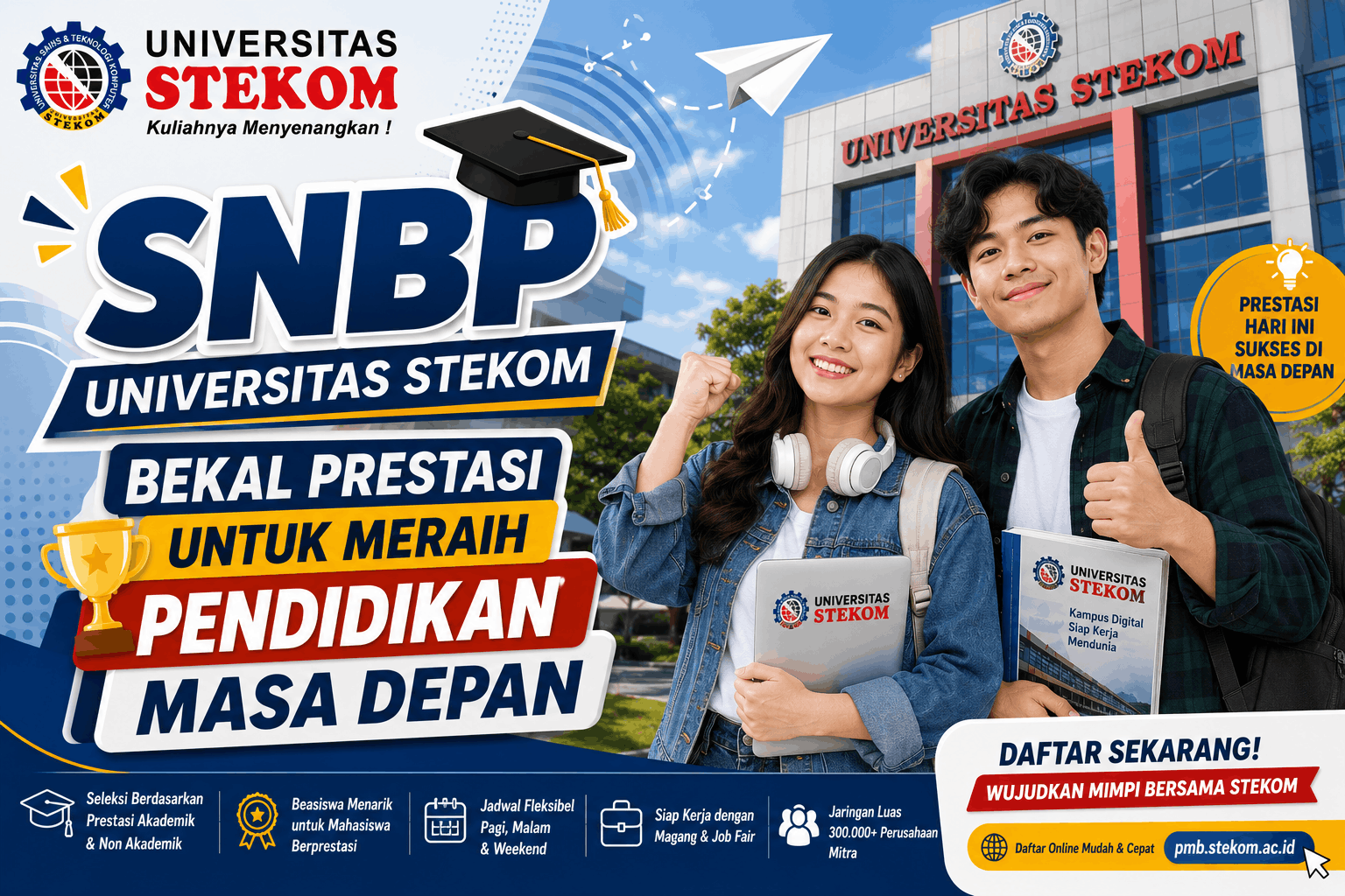 SNBP Universitas STEKOM Bekal Prestasi untuk Meraih Pendidikan Masa Depan