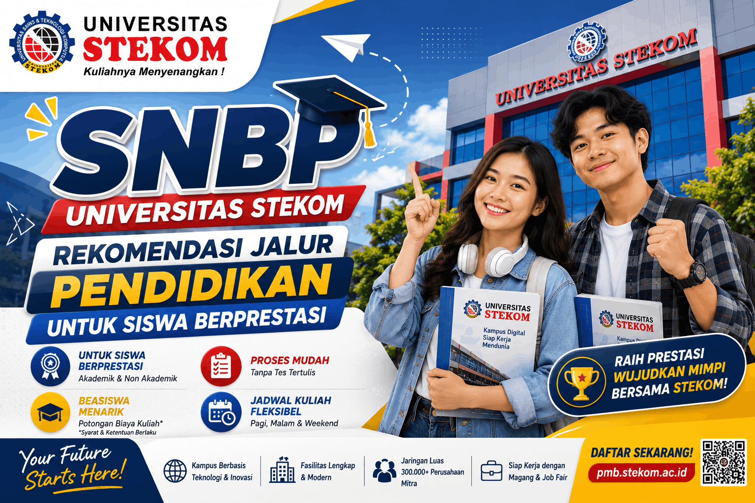 SNBP Universitas STEKOM Rekomendasi Jalur Pendidikan untuk Siswa Berprestasi