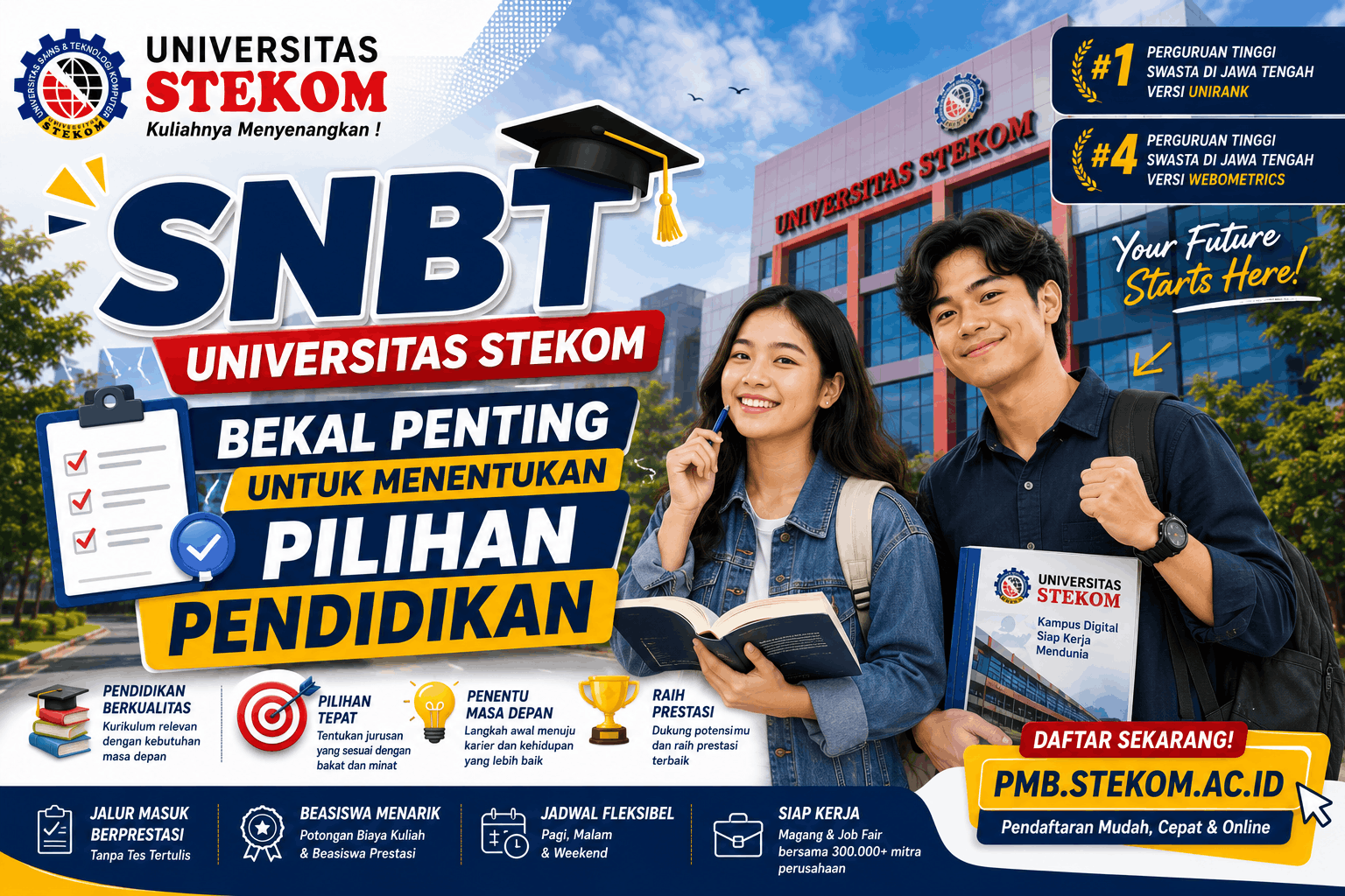 SNBT Universitas STEKOM Bekal Penting untuk Menentukan Pilihan Pendidikan