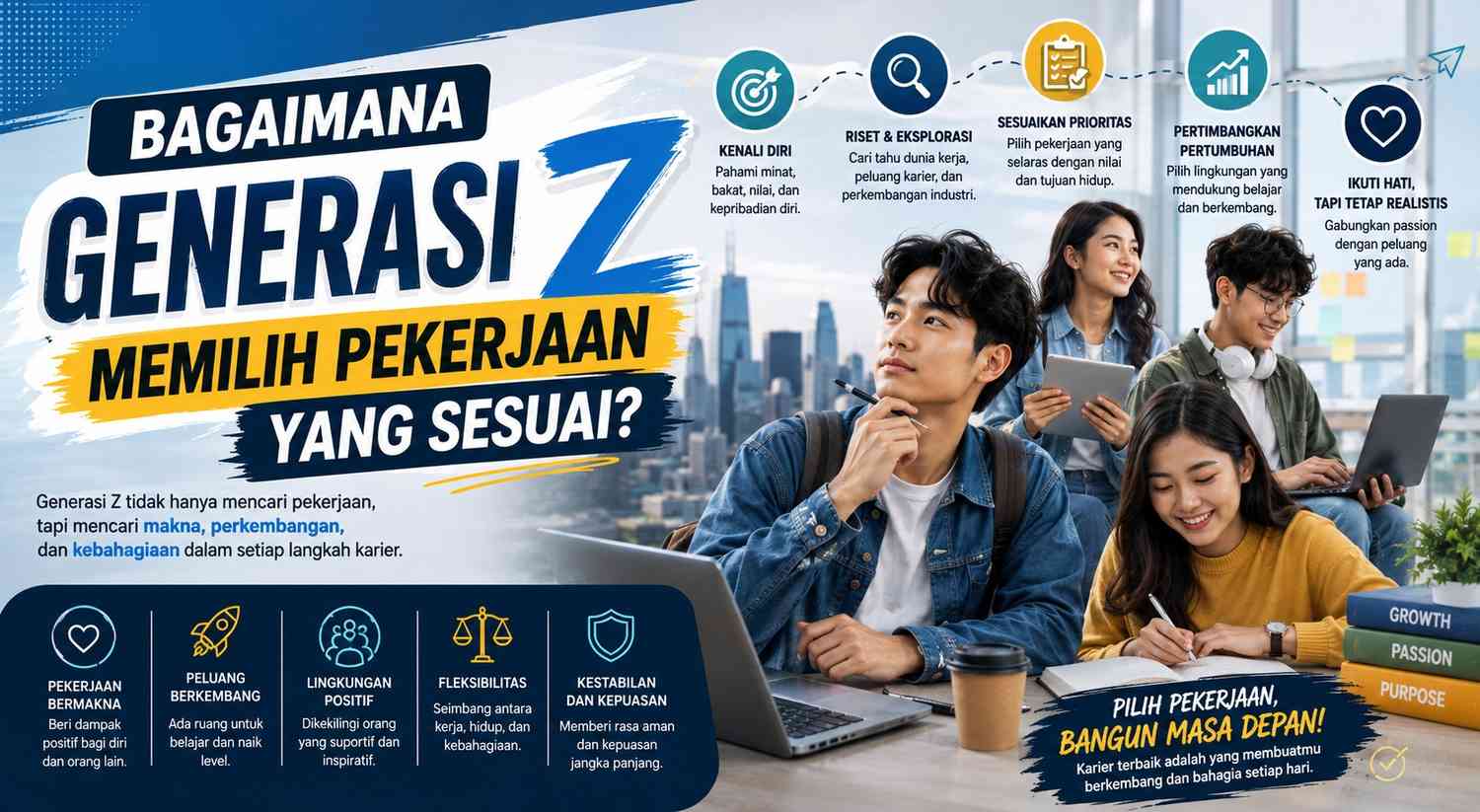 Bagaimana Generasi Z Memilih Pekerjaan yang Sesuai? 