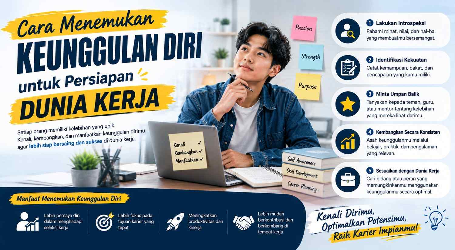 Cara Menemukan Keunggulan Diri untuk Persiapan Dunia Kerja