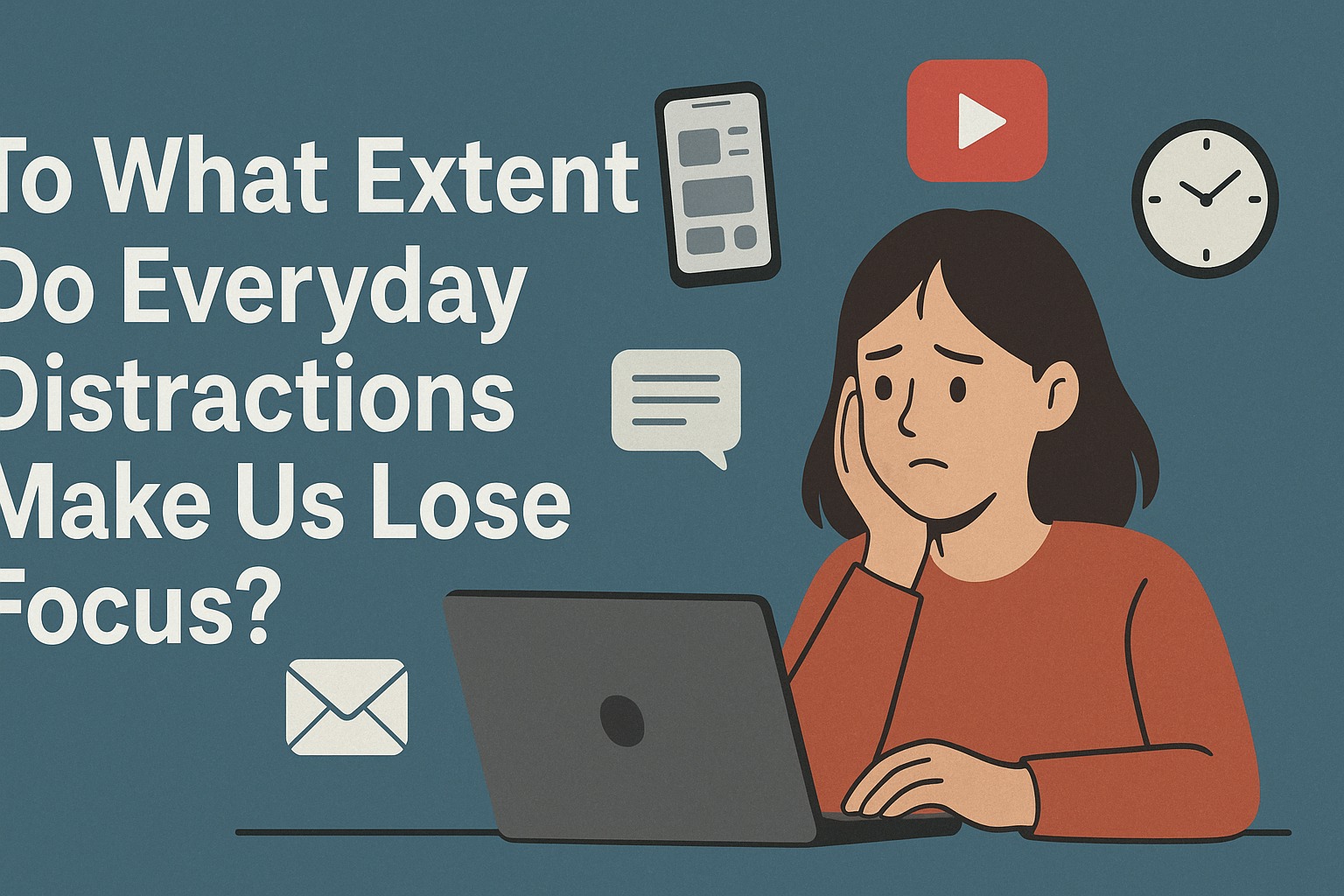 To what extent do everyday distractions cause us to lose focus?