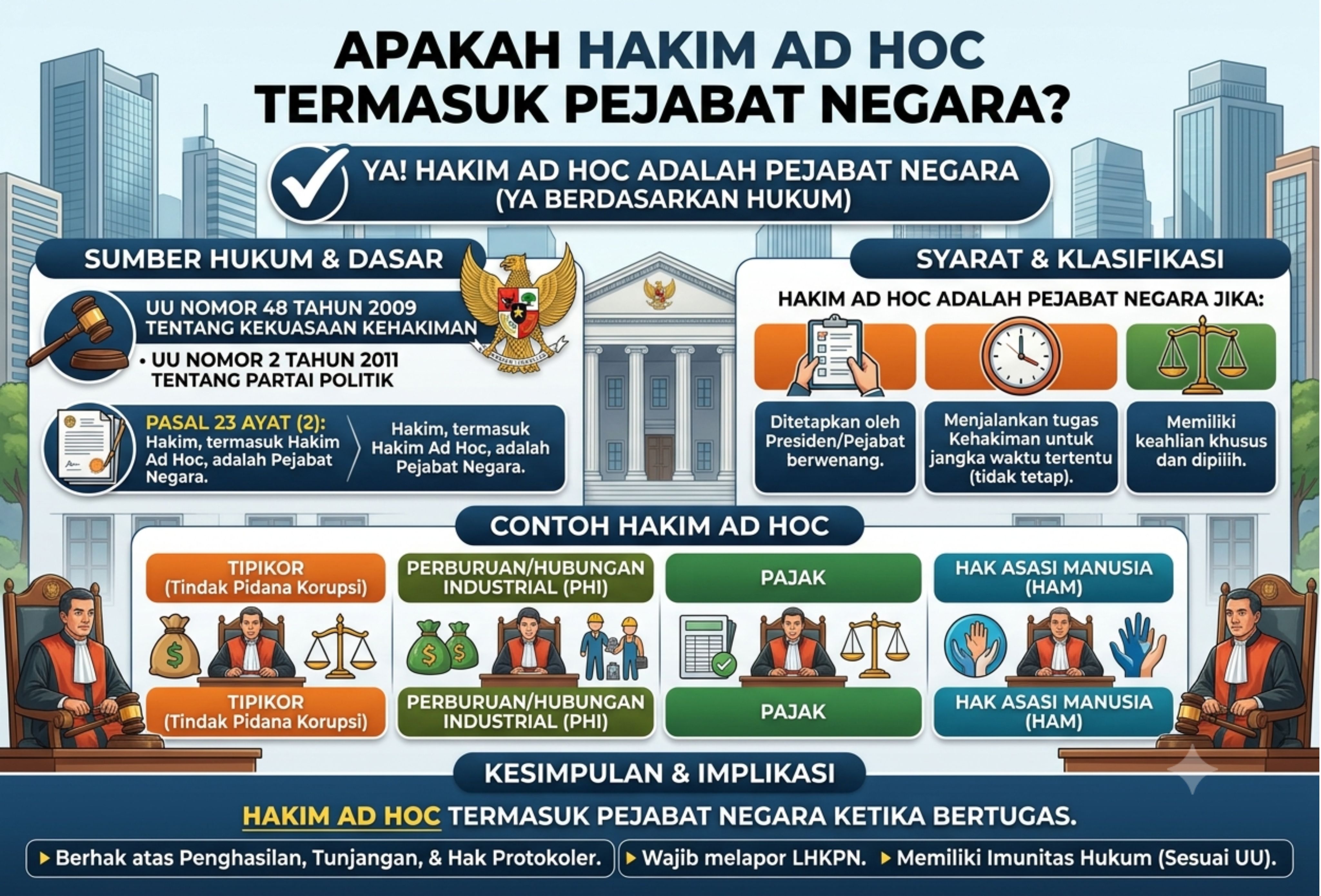 Apakah Hakim Ad Hoc Termasuk Pejabat Negara