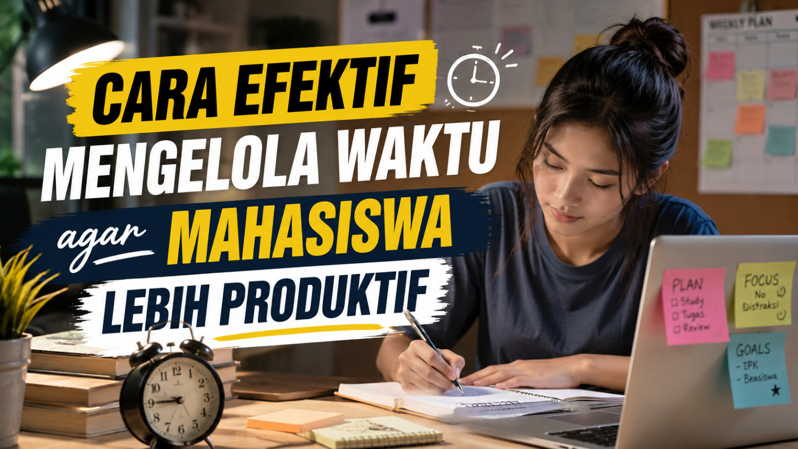 Cara Efektif Mengelola Waktu agar Mahasiswa Lebih Produktif