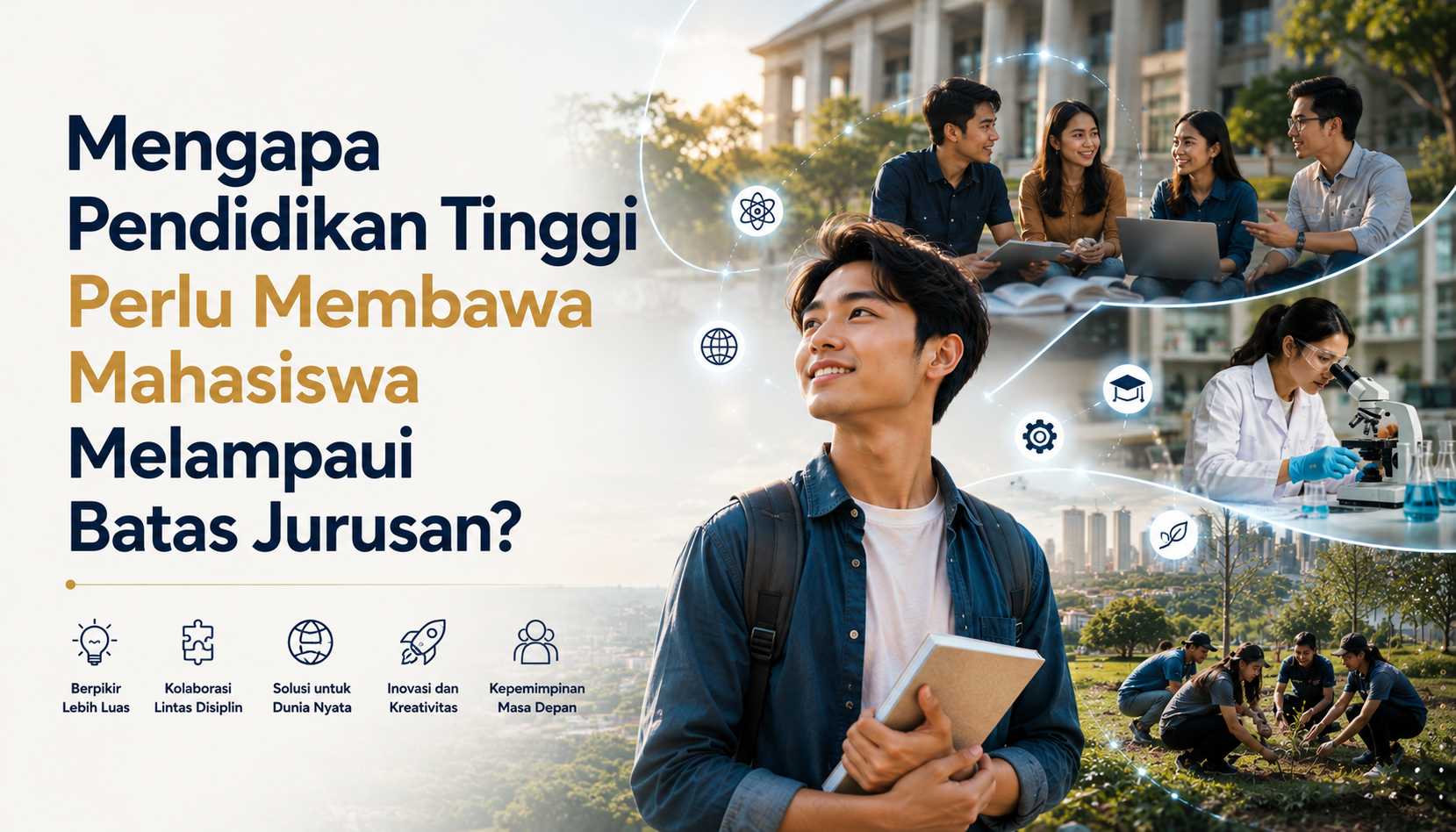Mengapa Pendidikan Tinggi Perlu Membawa Mahasiswa Melampaui Batas Jurusan?