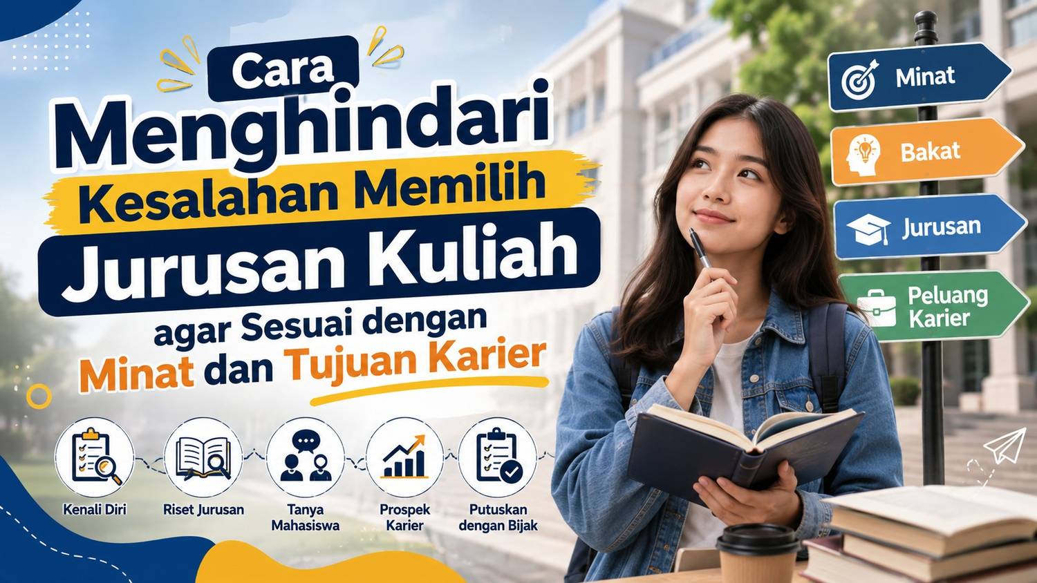 Cara Menghindari Kesalahan Memilih Jurusan Kuliah agar Sesuai dengan Minat dan Tujuan Karier