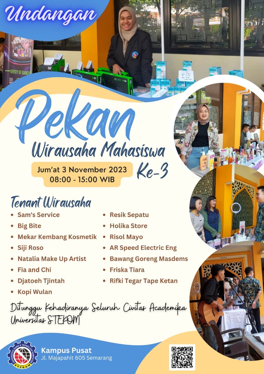 Pekan Wirausaha Mahasiswa Universitas Stekom Ke-3 