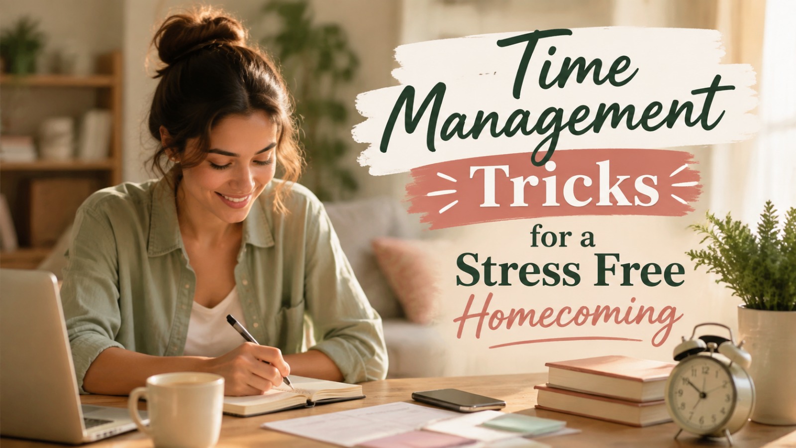 Time Management Tricks for a Stress Free Homecoming