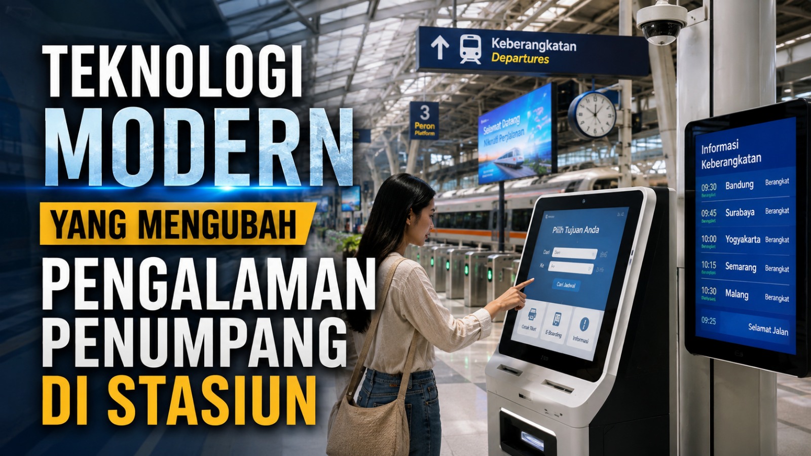 Teknologi Modern yang Mengubah Pengalaman Penumpang di Stasiun