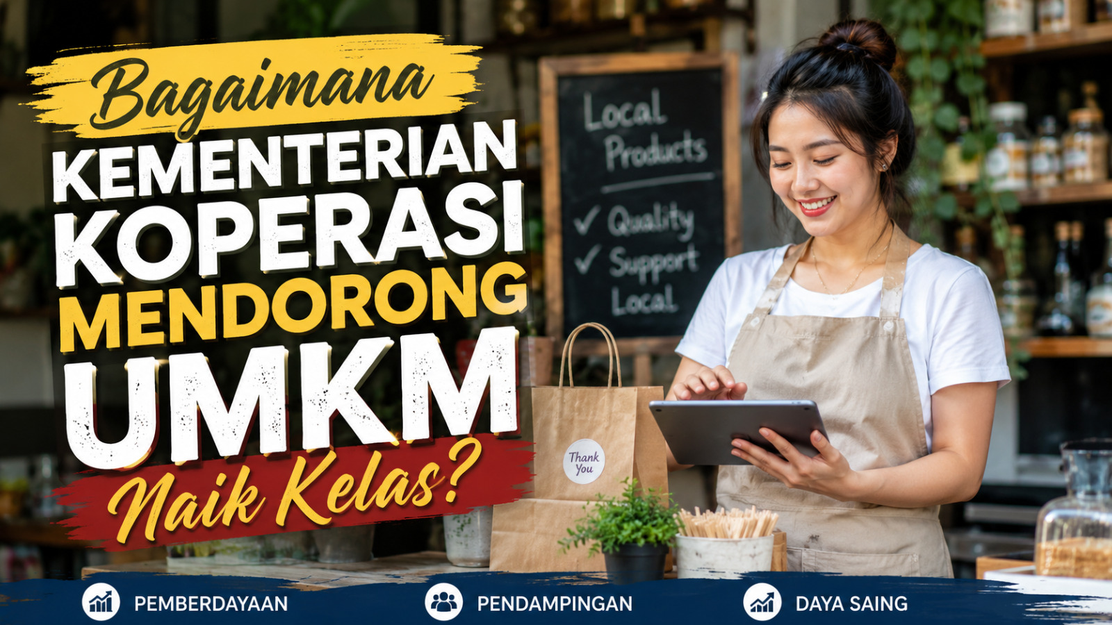 Bagaimana Kementerian Koperasi Mendorong UMKM Naik Kelas?