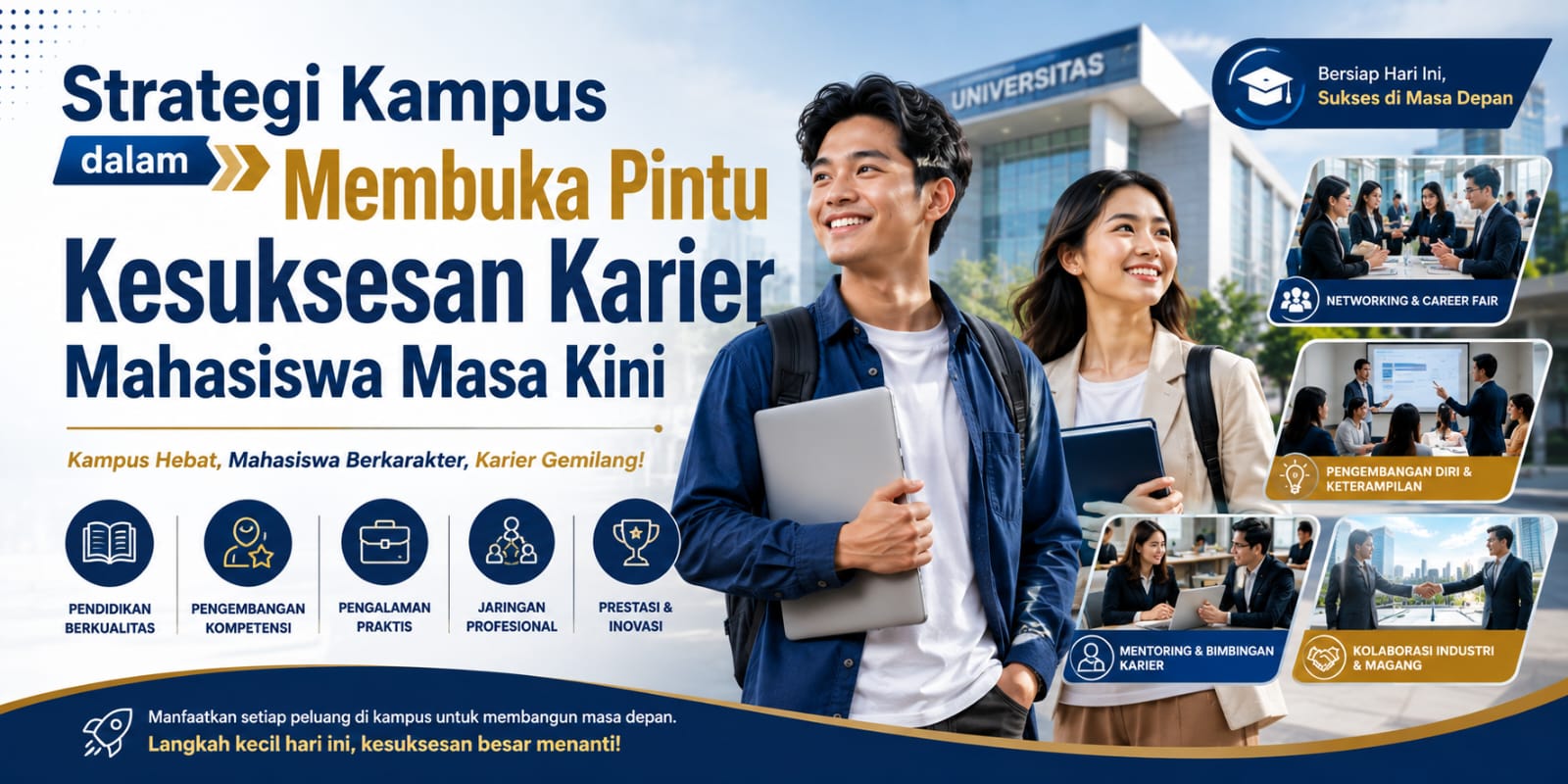 Strategi Kampus dalam Membuka Pintu Kesuksesan Karier Mahasiswa Masa Kini