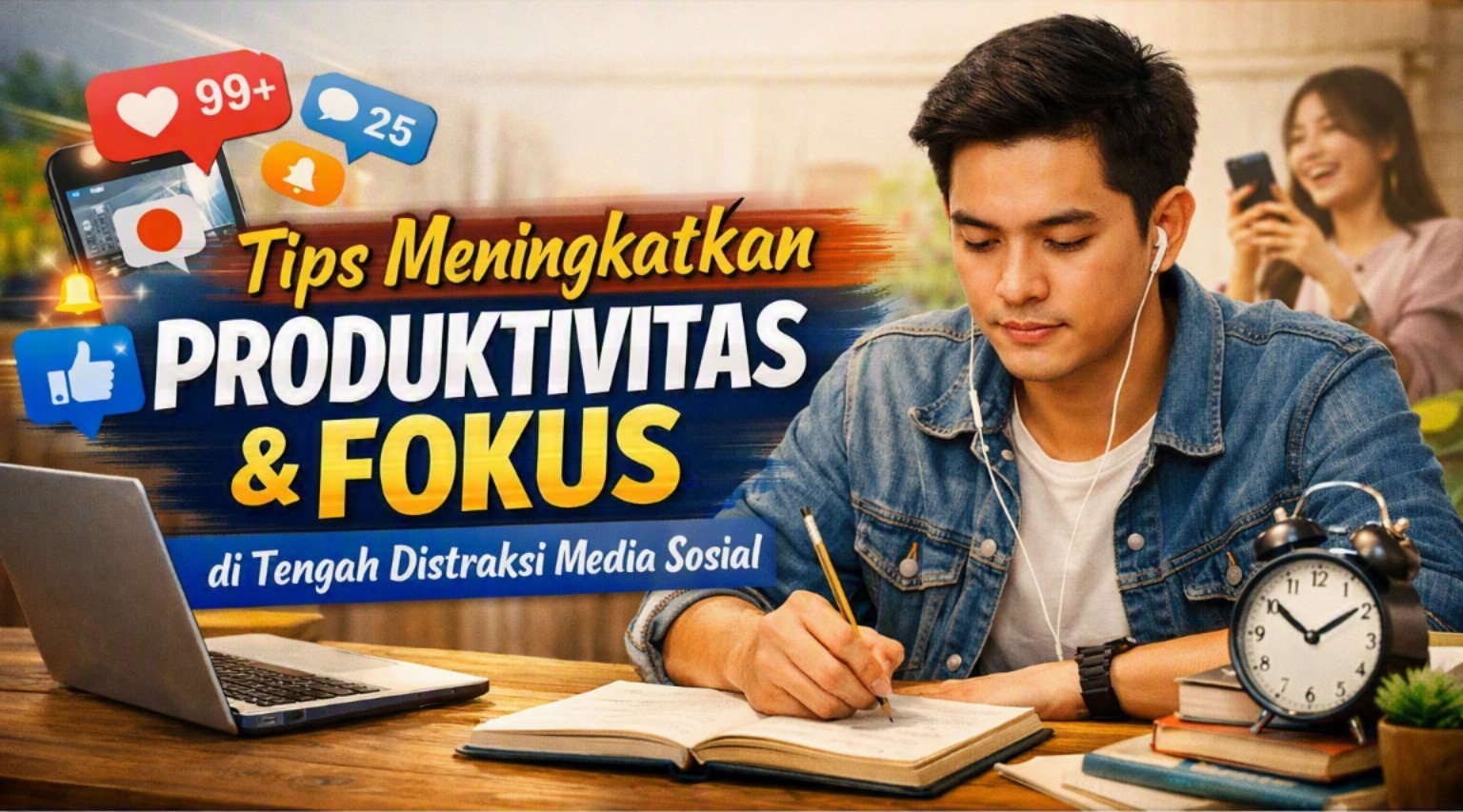 Tips Meningkatkan Produktivitas dan Fokus di Tengah Distraksi Media Sosial